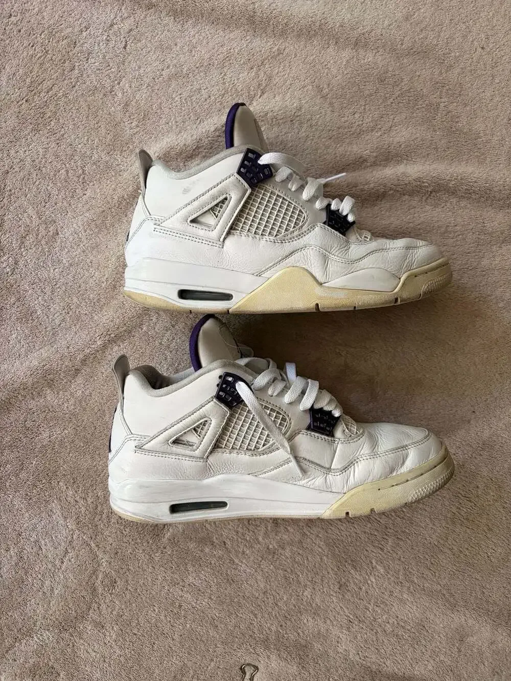 Air Jordan 4 Retro Purple Metallic Men's Shoes